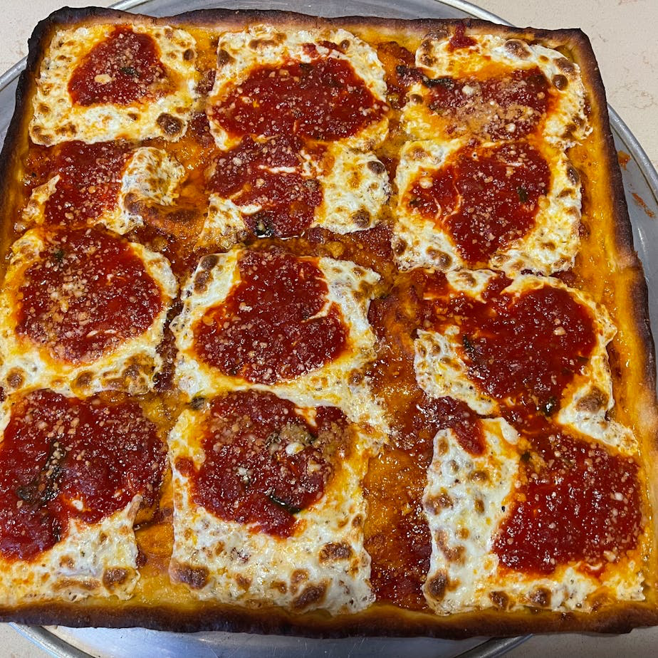 Catering trays from Leonardo's Pizza & Restaurant